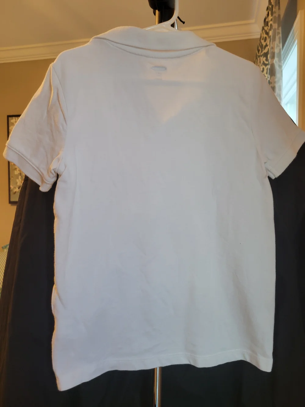 Old Navy White Short-Sleeve Polo Shirt